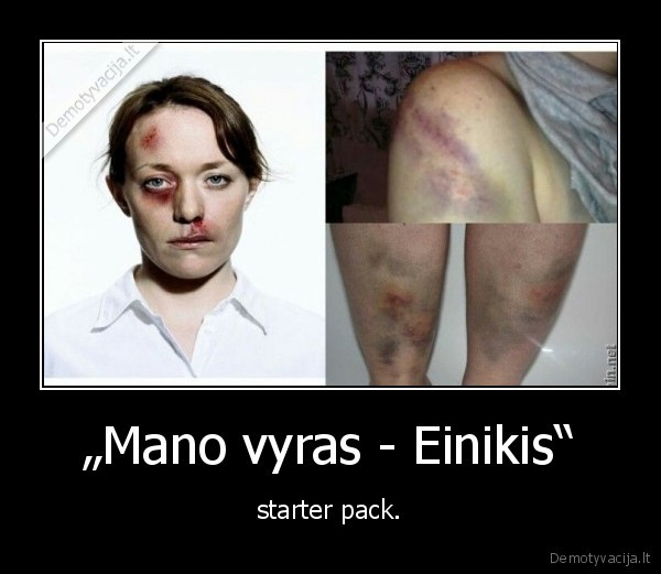 „Mano vyras - Einikis“ - starter pack.