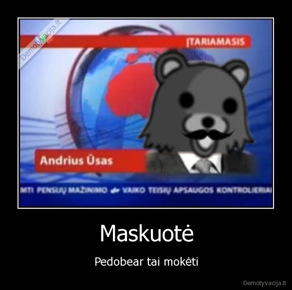 Maskuotė - Pedobear tai mokėti