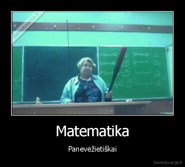 Matematika - Panevėžietiškai