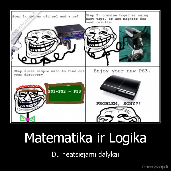 Matematika ir Logika - Du neatsiejami dalykai