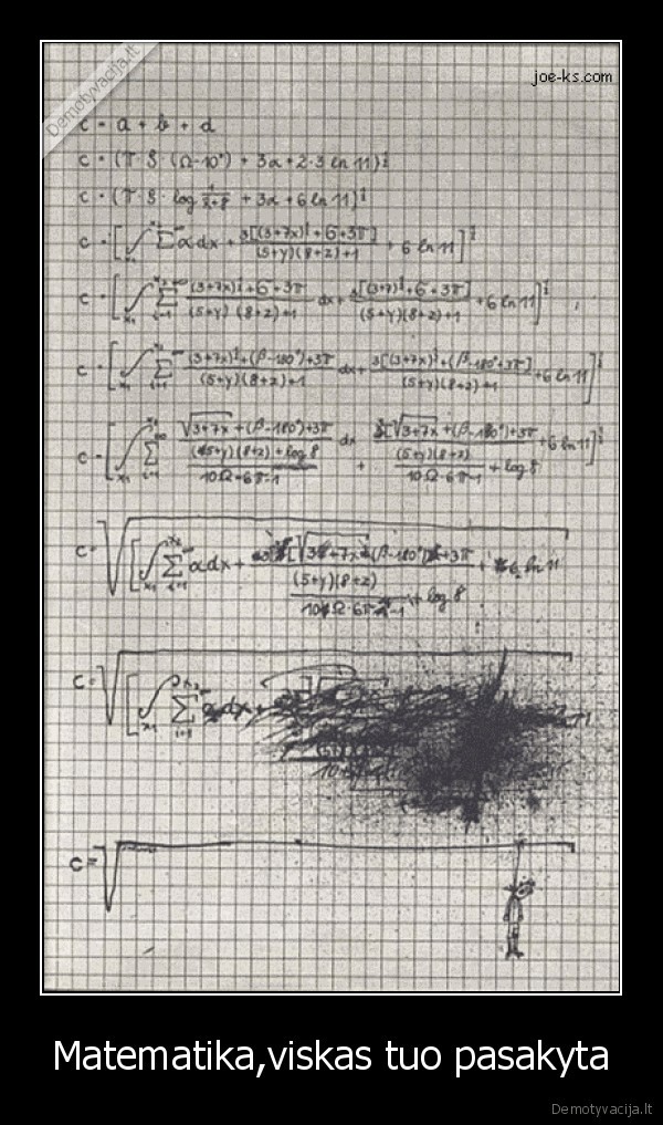 Matematika,viskas tuo pasakyta - 