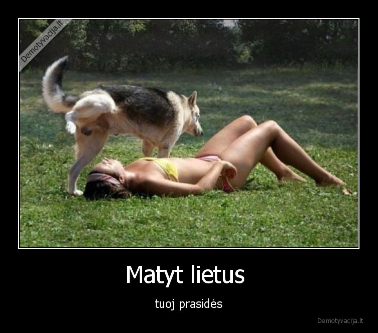 Matyt lietus  - tuoj prasidės