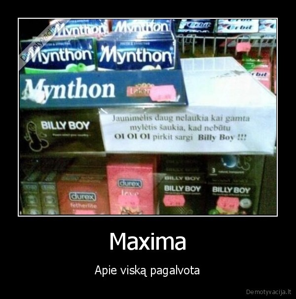 Maxima - Apie viską pagalvota