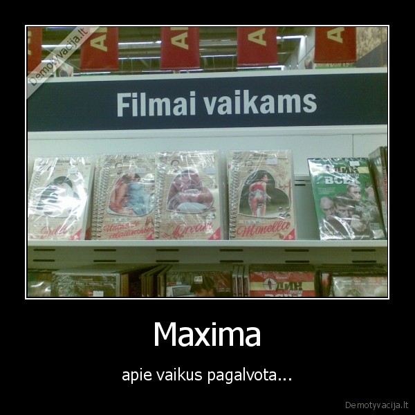 Maxima - apie vaikus pagalvota...