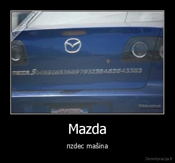 Mazda - πzdec mašina