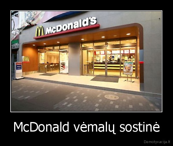 McDonald vėmalų sostinė - 