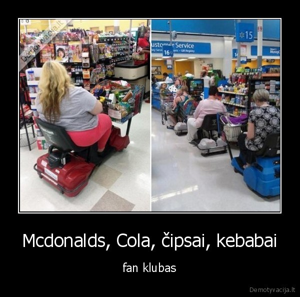 Mcdonalds, Cola, čipsai, kebabai - fan klubas