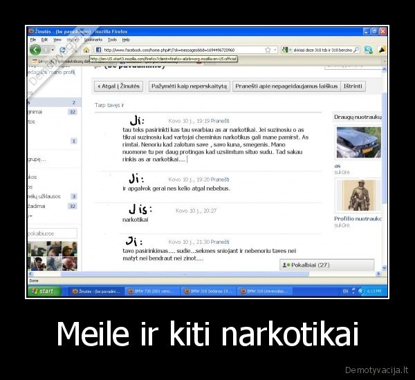 Meile ir kiti narkotikai - 