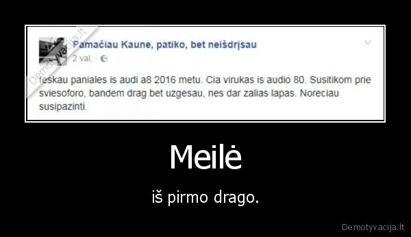 Meilė - iš pirmo drago.