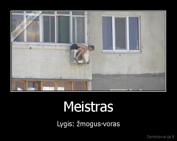 Meistras - Lygis: žmogus-voras