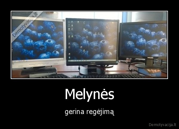 Melynės - gerina regėjimą