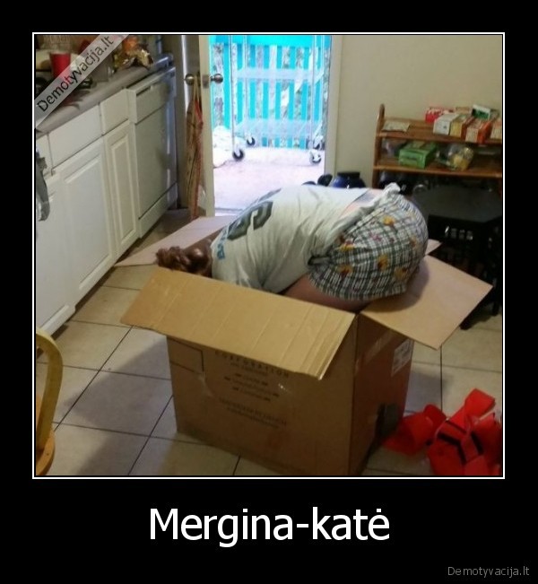 Mergina-katė - 