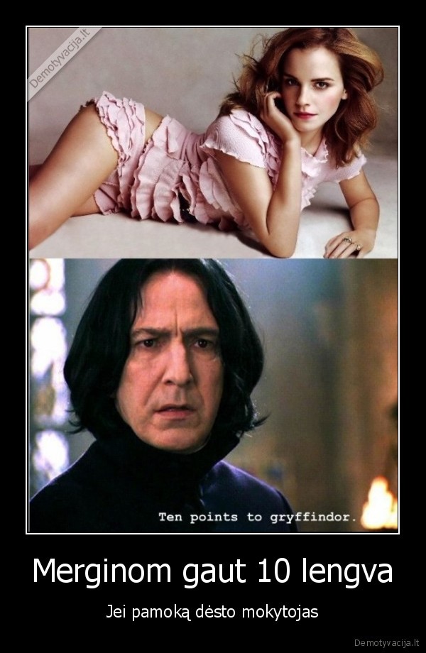 Merginom gaut 10 lengva - Jei pamoką dėsto mokytojas