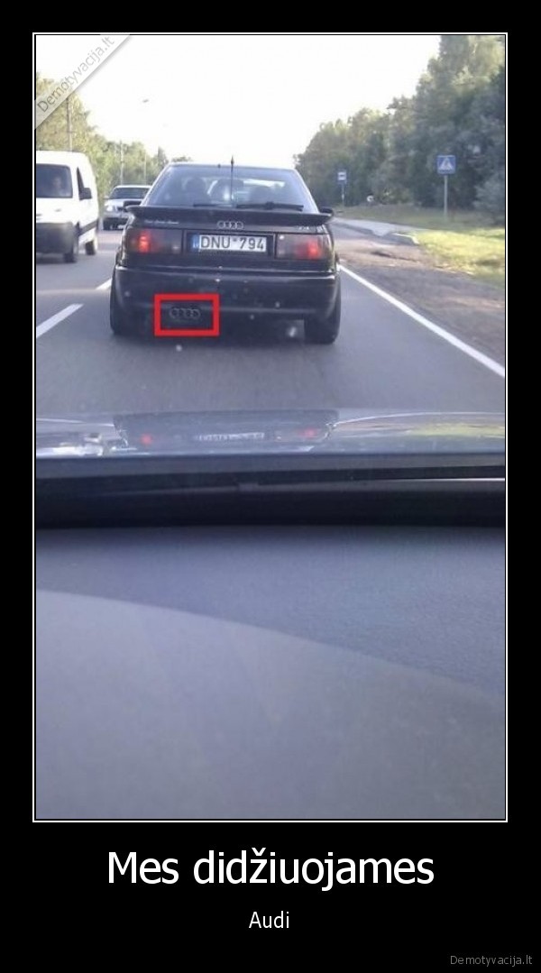 Mes didžiuojames - Audi