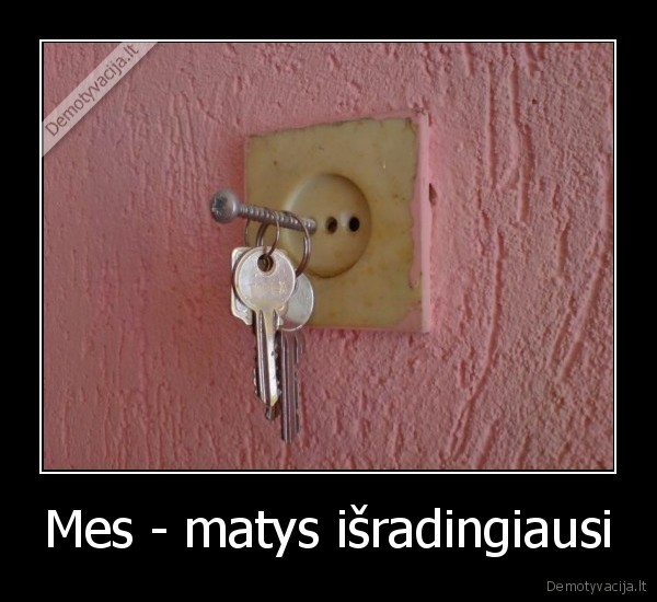 Mes - matys išradingiausi - 