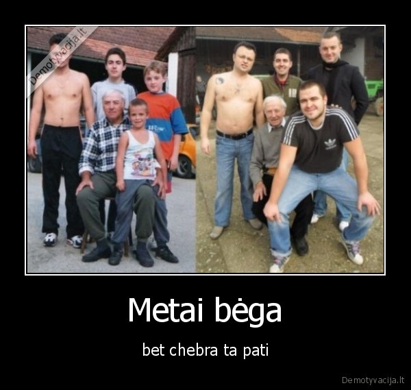 Metai bėga - bet chebra ta pati