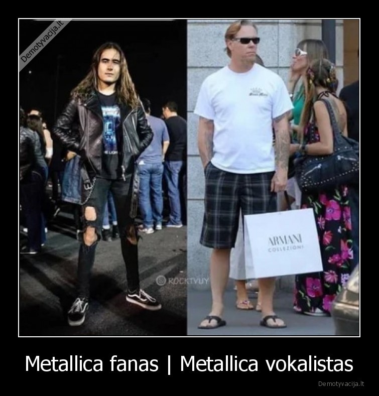 Metallica fanas | Metallica vokalistas - 