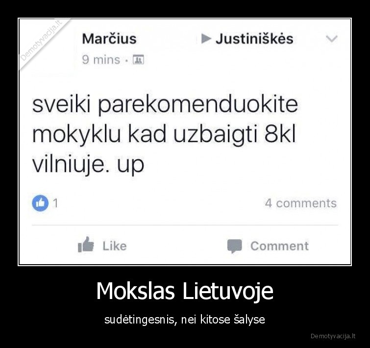 Mokslas Lietuvoje - sudėtingesnis, nei kitose šalyse