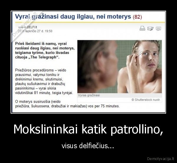 Mokslininkai katik patrollino, - visus delfiečius...