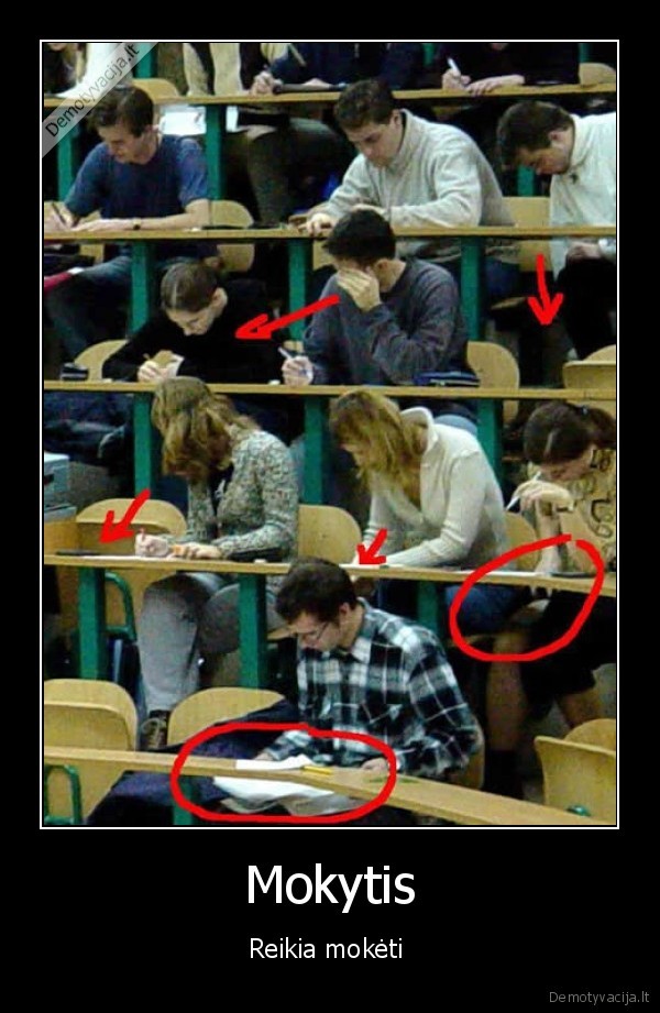 Mokytis - Reikia mokėti 