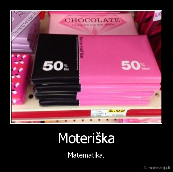 Moteriška - Matematika.