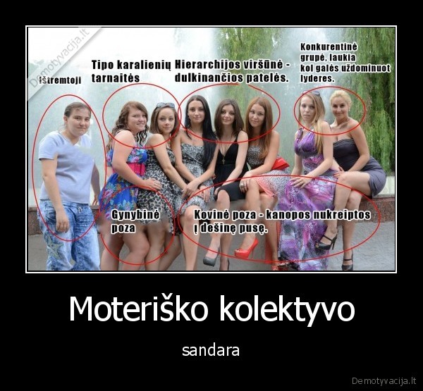 Moteriško kolektyvo - sandara