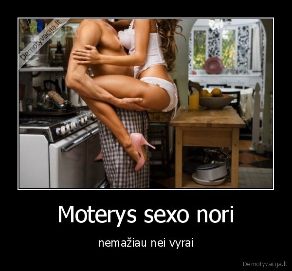 Moterys sexo nori - nemažiau nei vyrai