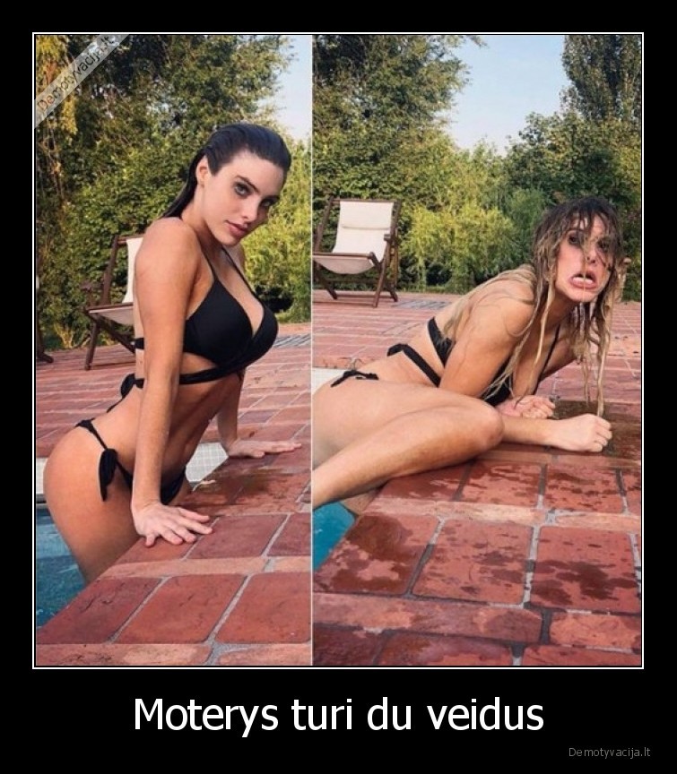 Moterys turi du veidus - 