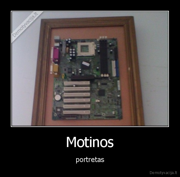 Motinos - portretas