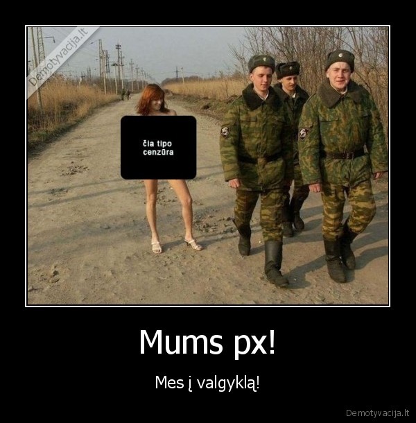 Mums px! - Mes į valgyklą!