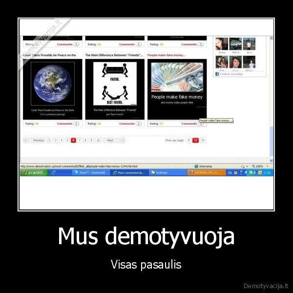 Mus demotyvuoja - Visas pasaulis