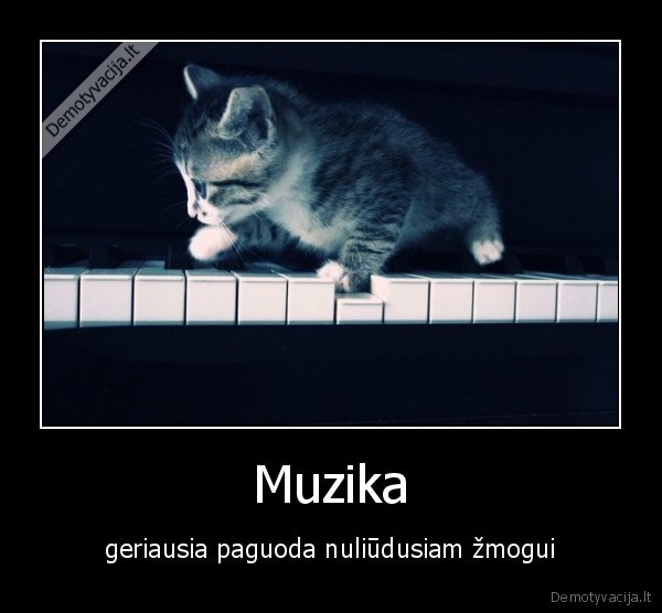 Muzika - geriausia paguoda nuliūdusiam žmogui