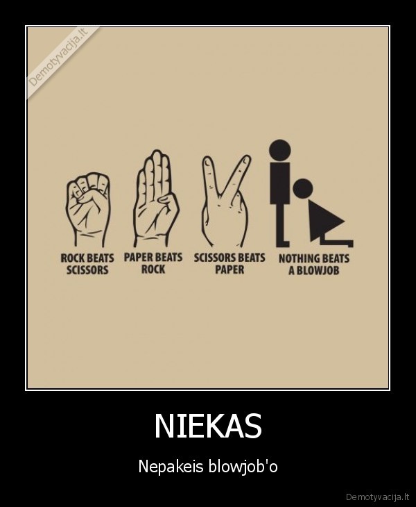 NIEKAS - Nepakeis blowjob'o