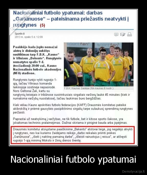 Nacionaliniai futbolo ypatumai - 