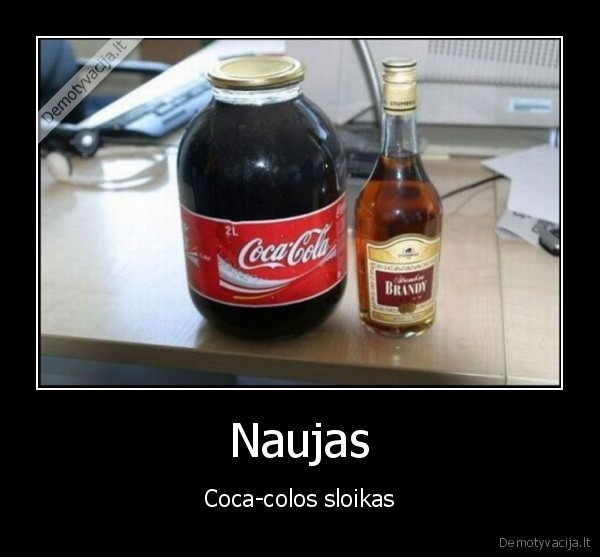 Naujas - Coca-colos sloikas