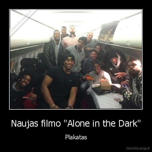 Naujas filmo "Alone in the Dark" - Plakatas