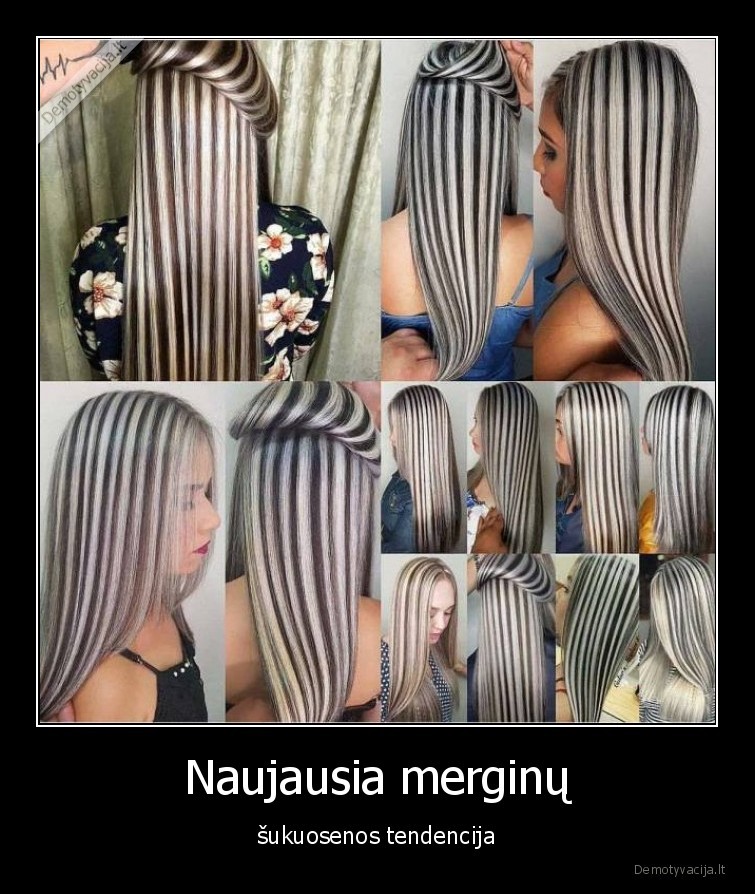 Naujausia merginų - šukuosenos tendencija