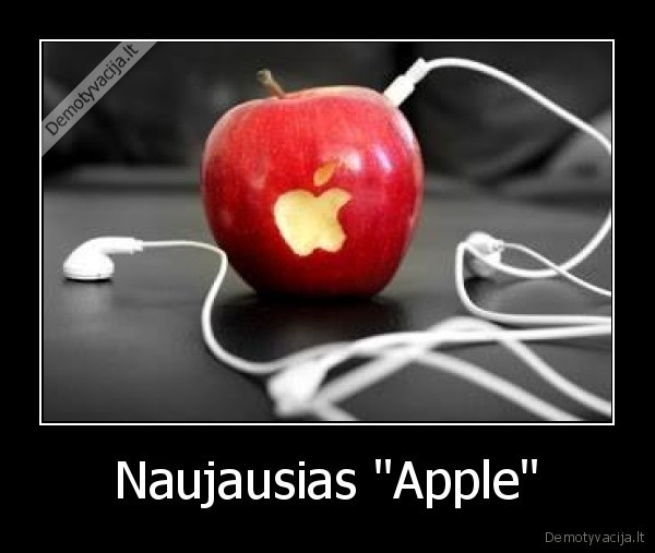 Naujausias "Apple" - 