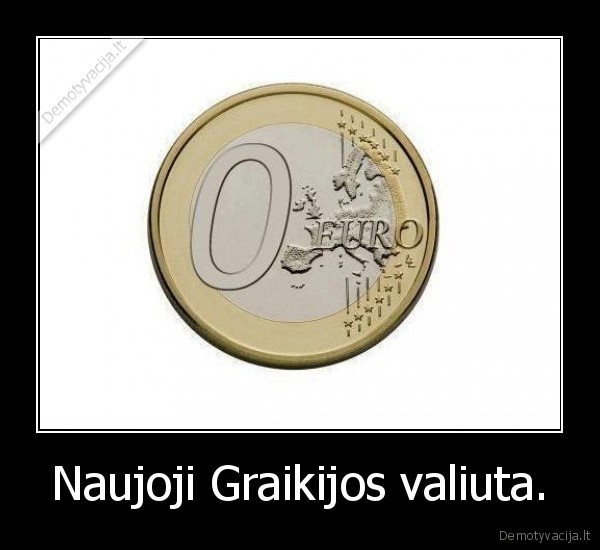 Naujoji Graikijos valiuta. - 