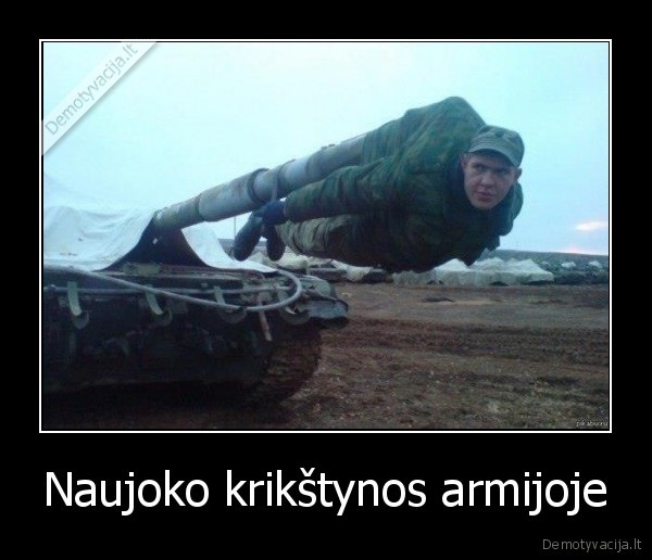 Naujoko krikštynos armijoje - 