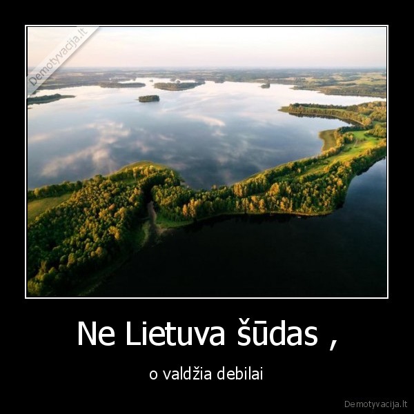 Ne Lietuva šūdas , - o valdžia debilai