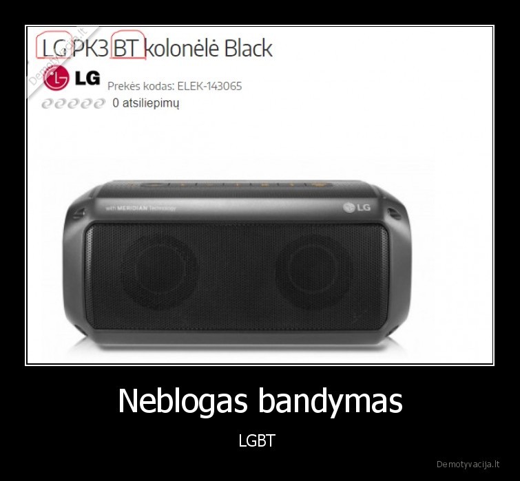 Neblogas bandymas - LGBT 