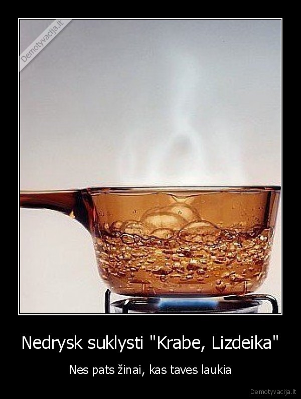 Nedrysk suklysti "Krabe, Lizdeika" - Nes pats žinai, kas taves laukia