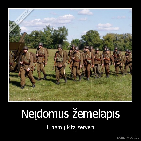 Neįdomus žemėlapis - Einam į kitą serverį