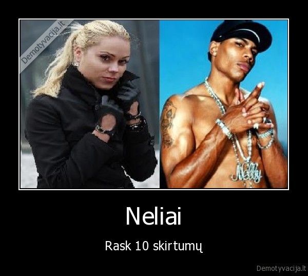 Neliai - Rask 10 skirtumų