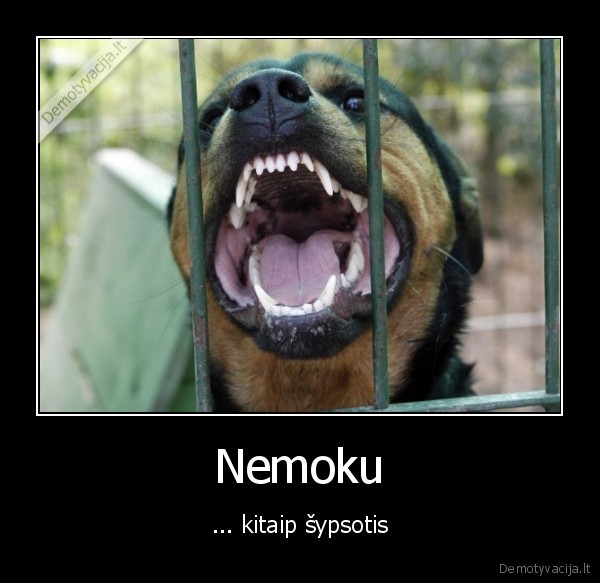 Nemoku - ... kitaip šypsotis