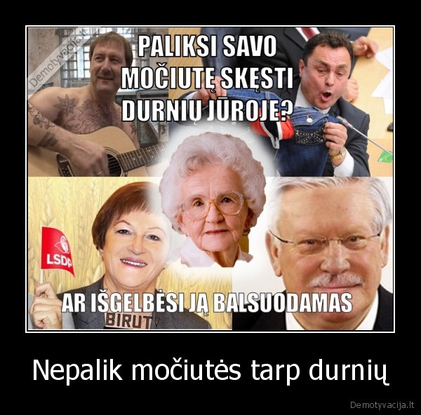 Nepalik močiutės tarp durnių - 