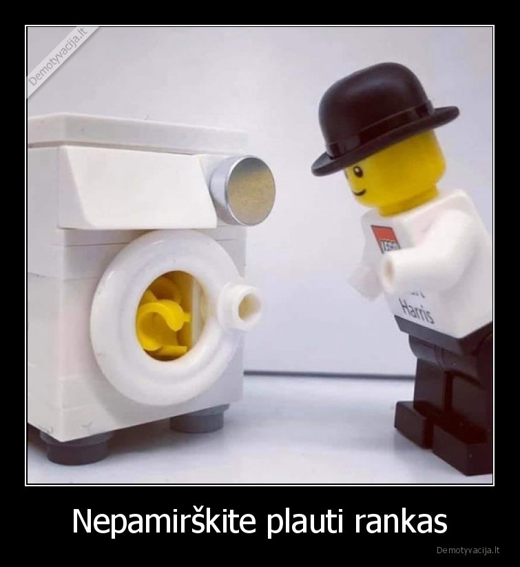 Nepamirškite plauti rankas - 