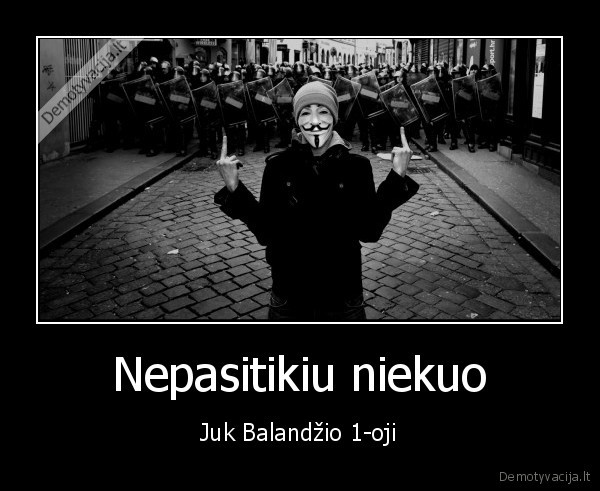 Nepasitikiu niekuo - Juk Balandžio 1-oji