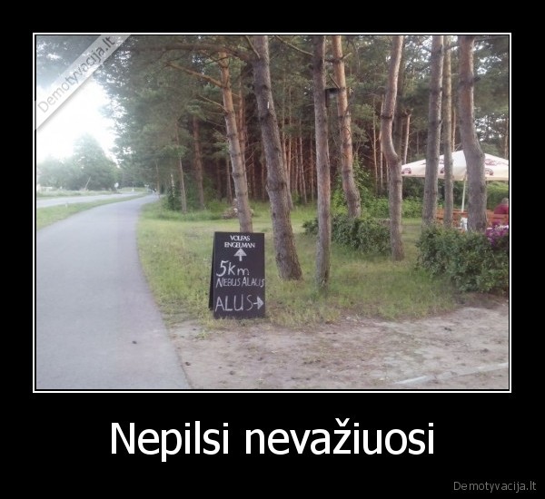 Nepilsi nevažiuosi - 